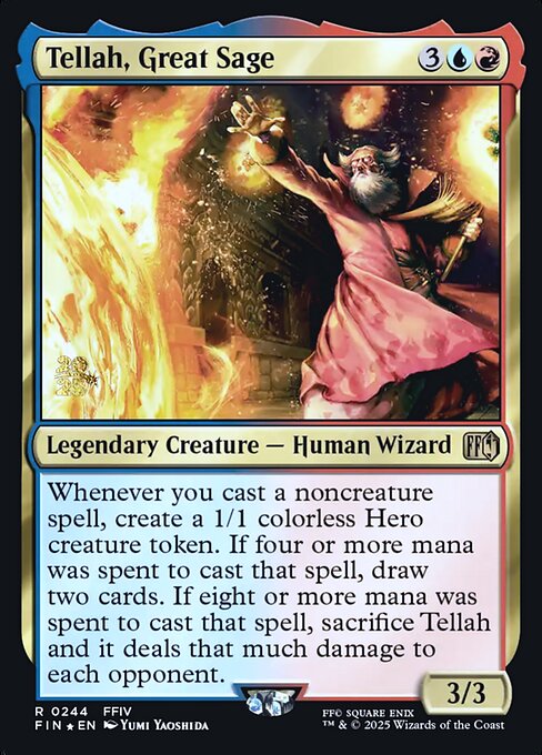 Magic the Gathering Card - Tellah, Great Sage - MTG Circle
