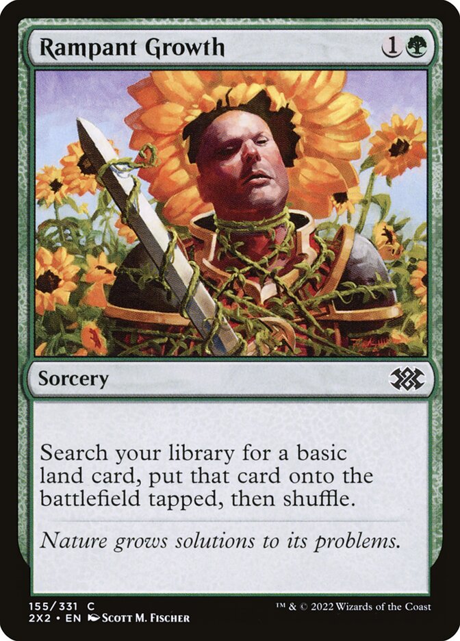 Magic the Gathering Card - Rampant Growth - MTG Circle