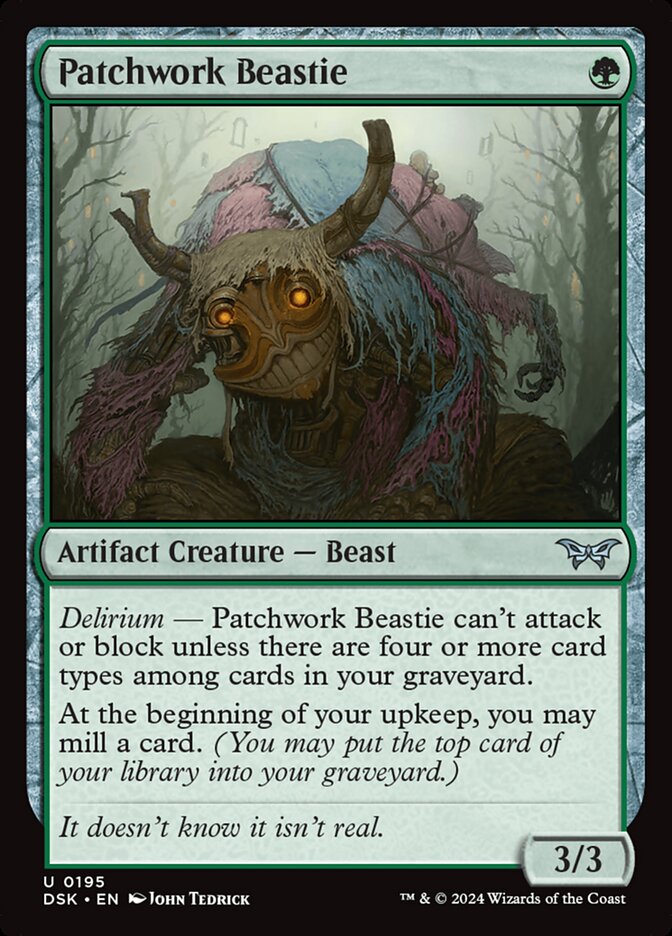 Magic the Gathering Card - Patchwork Beastie - MTG Circle