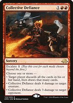 Magic the Gathering Card - Collective Defiance - MTG Circle