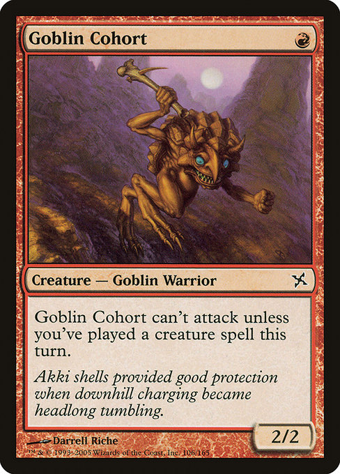 Magic the Gathering Card - Goblin Cohort - MTG Circle