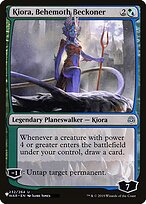 Magic the Gathering Card - Kiora, Behemoth Beckoner - MTG Circle