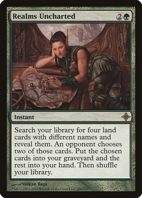 Magic the Gathering Card - Realms Uncharted - MTG Circle