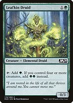 Magic the Gathering Card - Leafkin Druid - MTG Circle