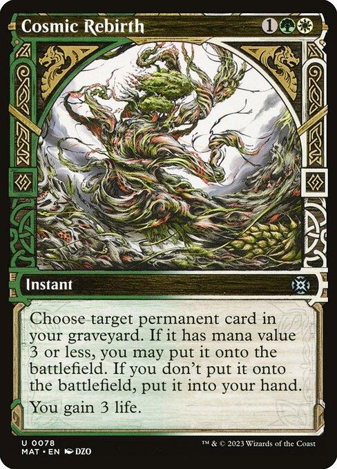 Magic the Gathering Card - Cosmic Rebirth - MTG Circle