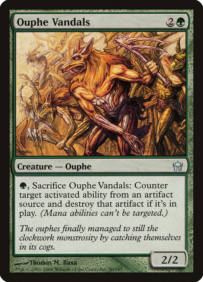 Magic the Gathering Card - Ouphe Vandals - MTG Circle