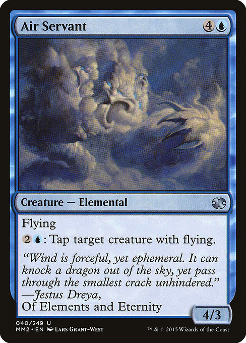 Magic the Gathering Card - Air Servant - MTG Circle
