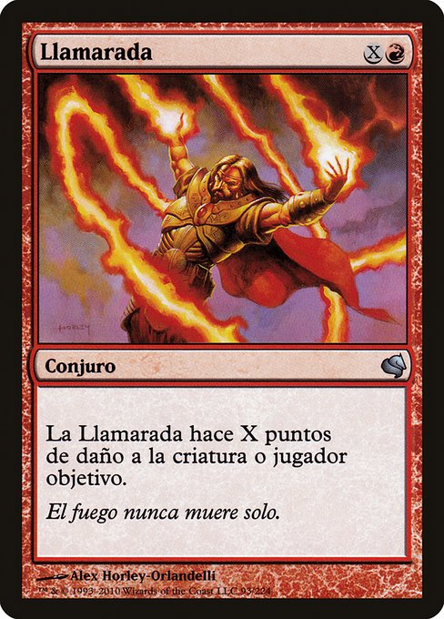 Magic the Gathering Card - Blaze - MTG Circle