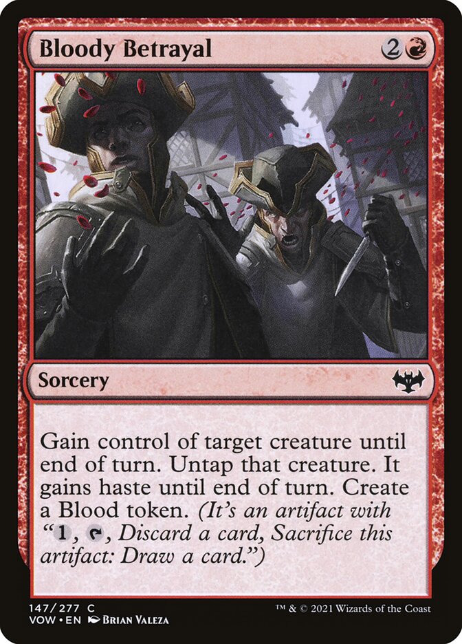 Magic the Gathering Card - Bloody Betrayal - MTG Circle