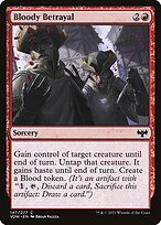 Magic the Gathering Card - Bloody Betrayal - MTG Circle