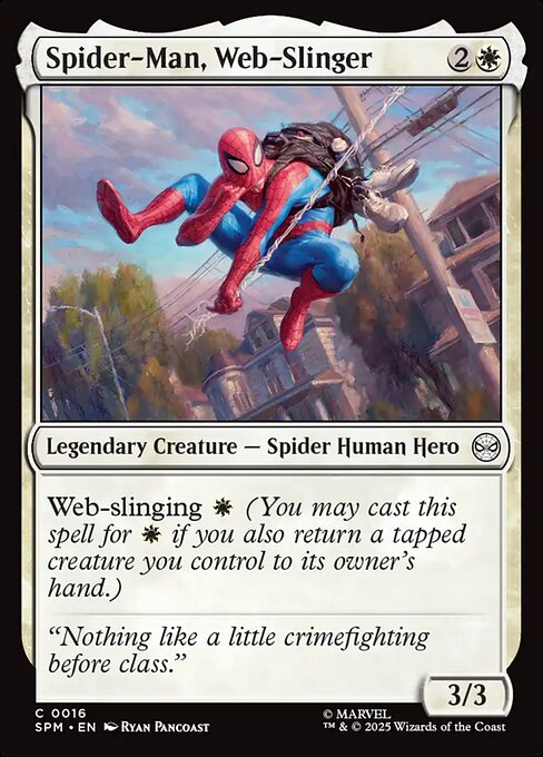 Magic the Gathering Card - Spider-Man, Web-Slinger - MTG Circle