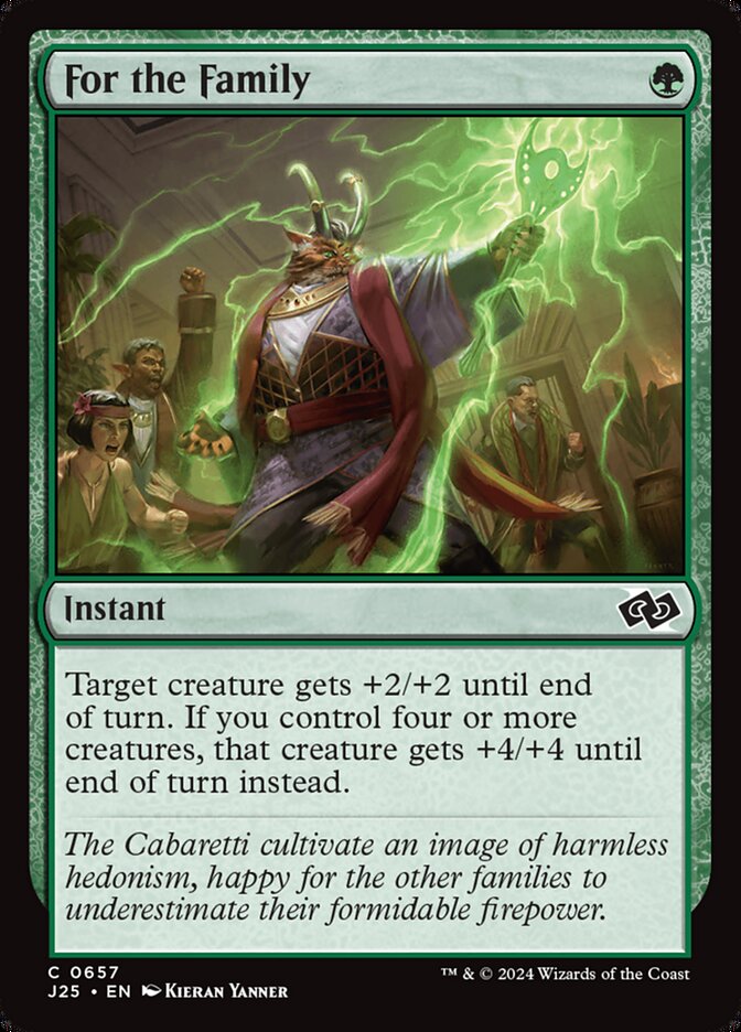 Magic the Gathering Card - For the Family - MTG Circle