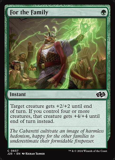 Magic the Gathering Card - For the Family - MTG Circle
