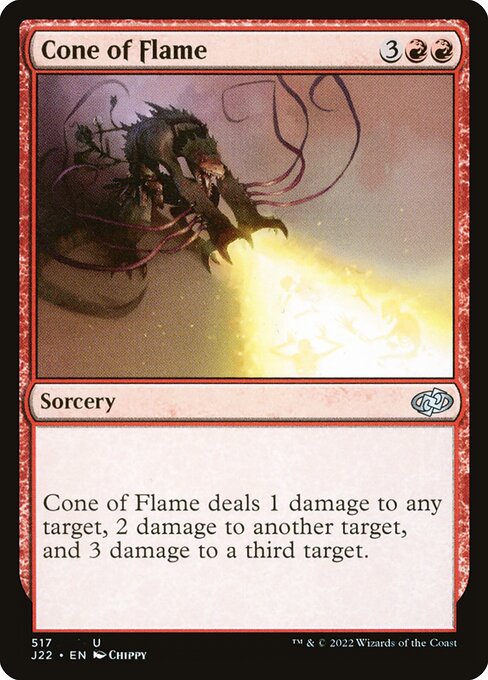 Magic the Gathering Card - Cone of Flame - MTG Circle