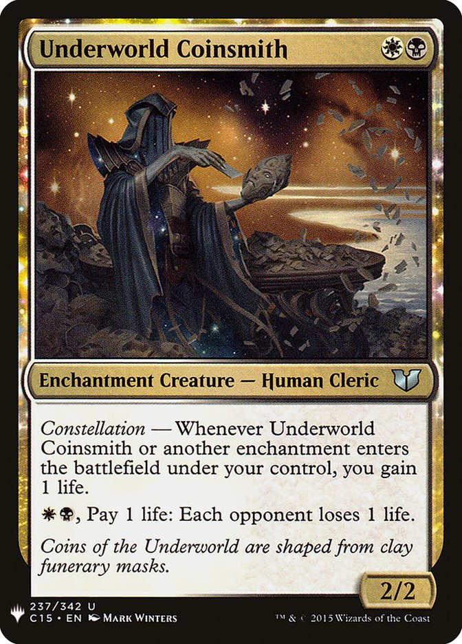 Magic the Gathering Card - Underworld Coinsmith - MTG Circle