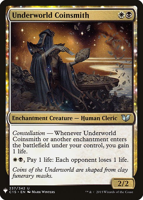 Magic the Gathering Card - Underworld Coinsmith - MTG Circle