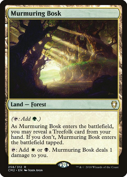 Magic the Gathering Card - Murmuring Bosk - MTG Circle