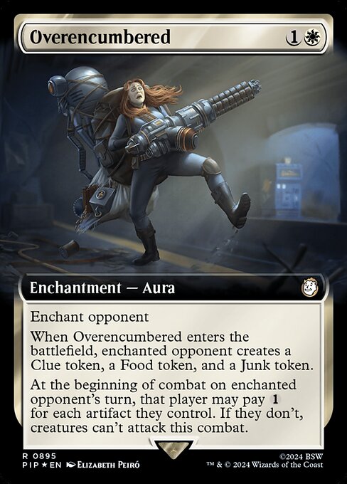 Magic the Gathering Card - Overencumbered - MTG Circle