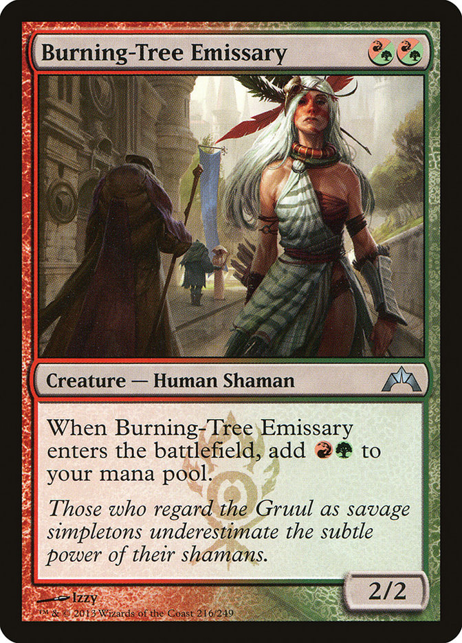 Magic the Gathering Card - Burning-Tree Emissary - MTG Circle