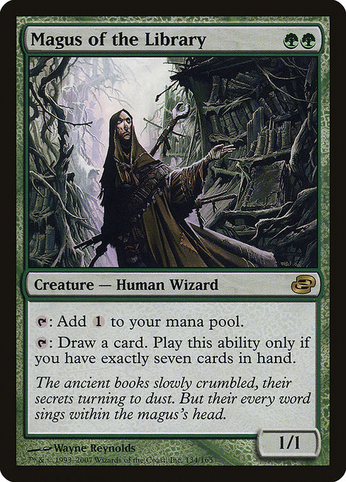 Magic the Gathering Card - Magus of the Library - MTG Circle