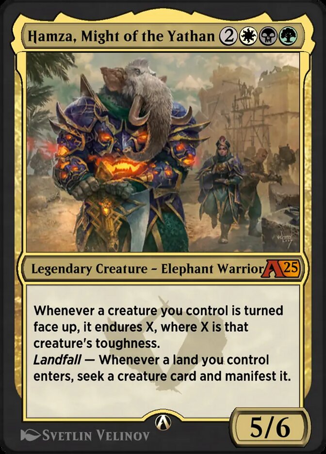 Magic the Gathering Card - Hamza, Might of the Yathan - MTG Circle