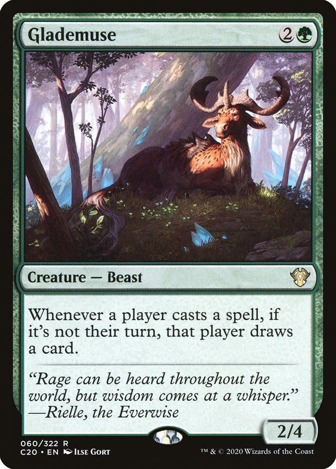 Magic the Gathering Card - Glademuse - MTG Circle