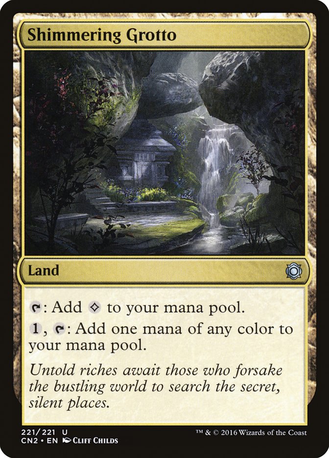 Magic the Gathering Card - Shimmering Grotto - MTG Circle