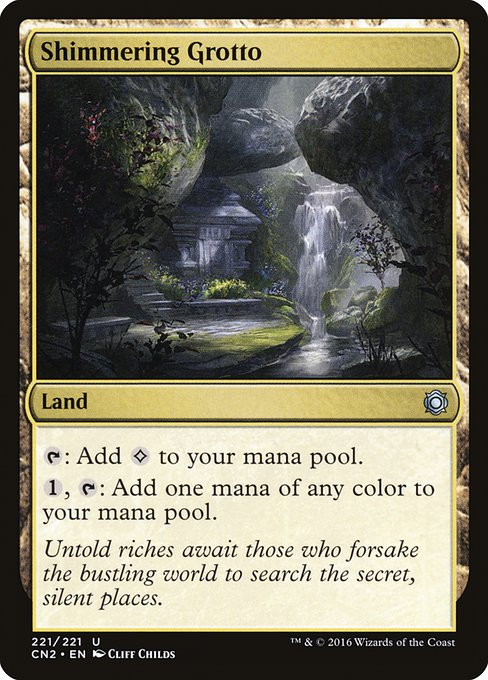 Magic the Gathering Card - Shimmering Grotto - MTG Circle