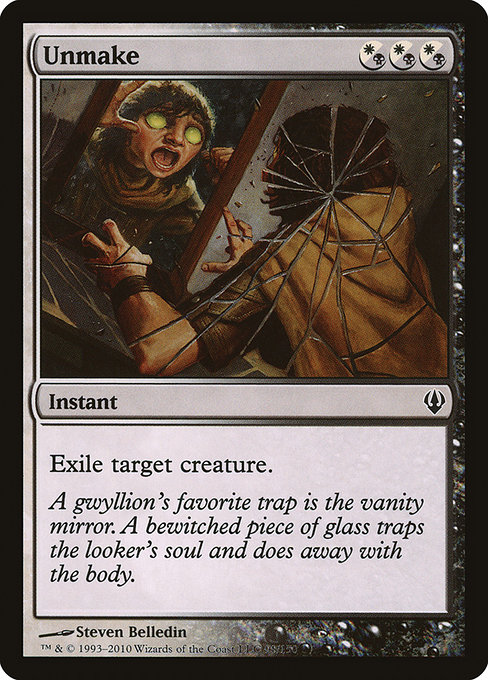Magic the Gathering Card - Unmake - MTG Circle