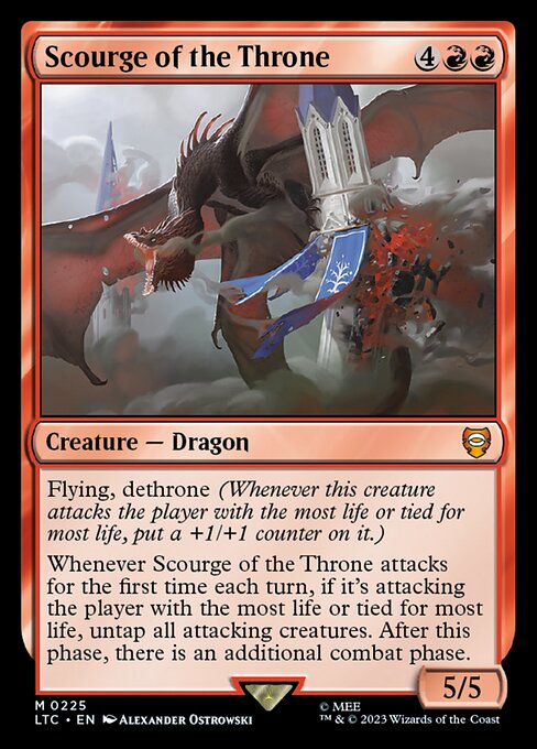 Magic the Gathering Card - Scourge of the Throne - MTG Circle