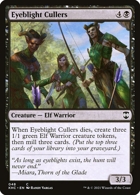 Magic the Gathering Card - Eyeblight Cullers - MTG Circle