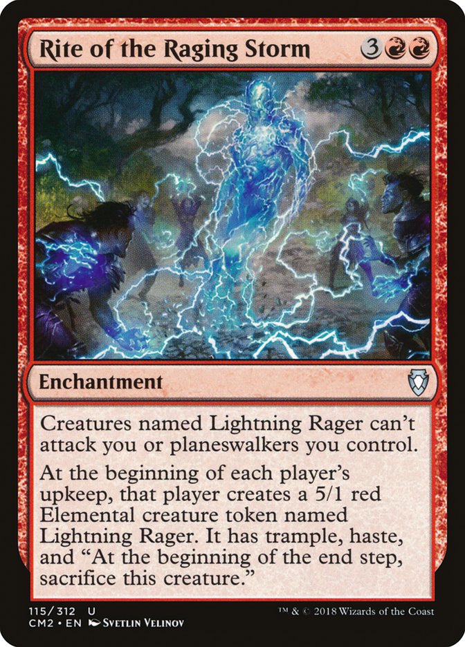 Magic the Gathering Card - Rite of the Raging Storm - MTG Circle