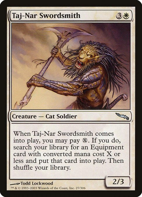Magic the Gathering Card - Taj-Nar Swordsmith - MTG Circle