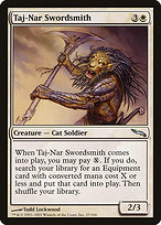 Magic the Gathering Card - Taj-Nar Swordsmith - MTG Circle