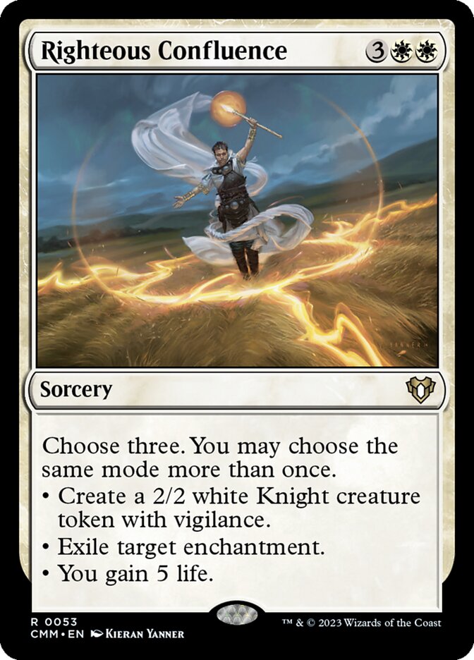 Magic the Gathering Card - Righteous Confluence - MTG Circle