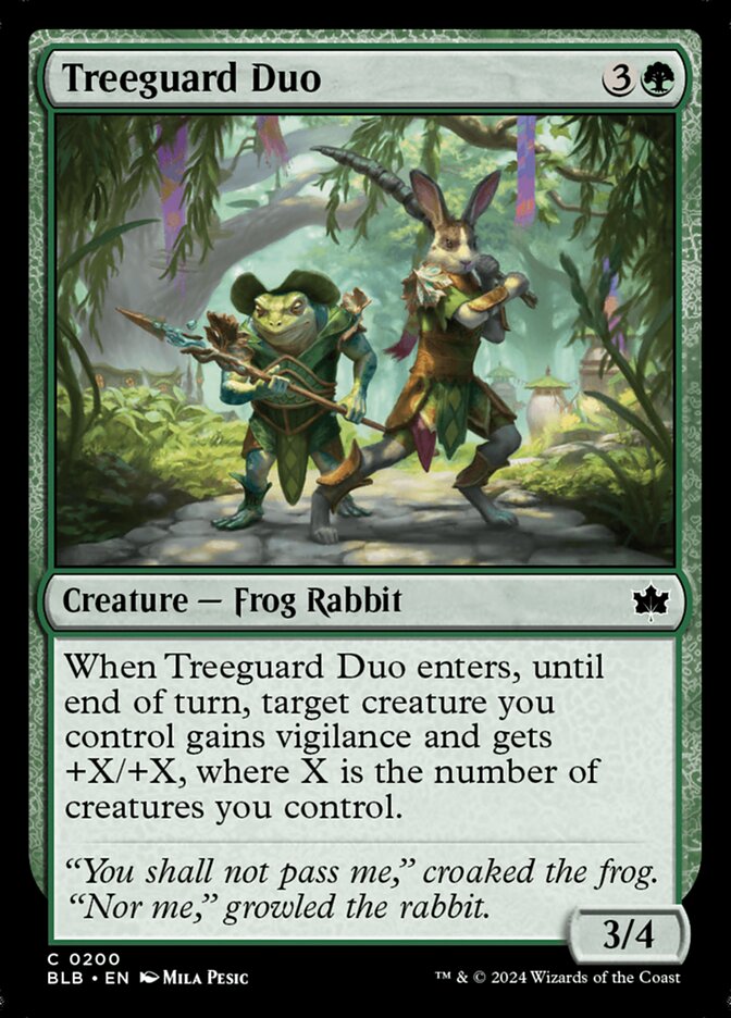 Magic the Gathering Card - Treeguard Duo - MTG Circle