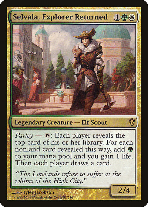 Magic the Gathering Card - Selvala, Explorer Returned - MTG Circle