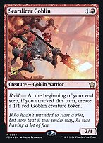 Magic the Gathering Card - Searslicer Goblin - MTG Circle