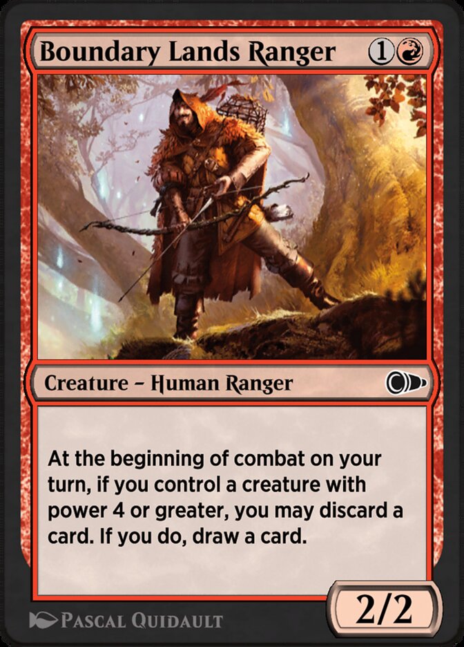 Magic the Gathering Card - Boundary Lands Ranger - MTG Circle