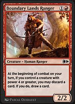Magic the Gathering Card - Boundary Lands Ranger - MTG Circle