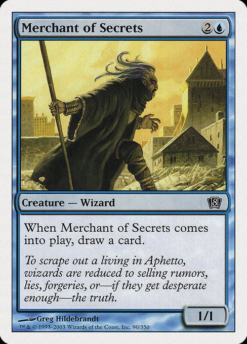 Magic the Gathering Card - Merchant of Secrets - MTG Circle