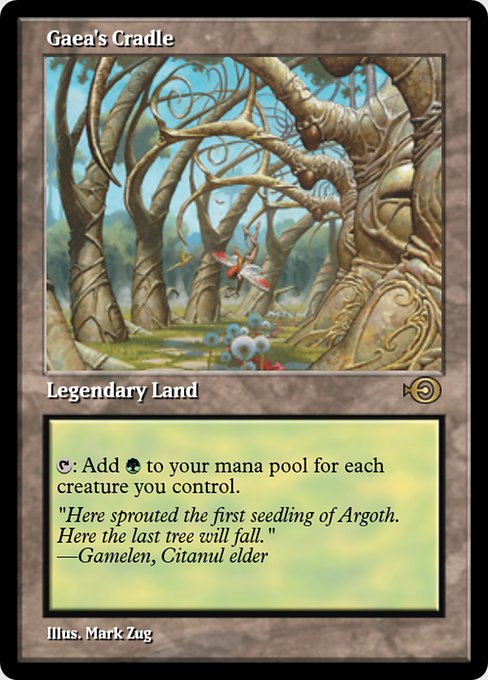 Magic the Gathering Card - Gaea's Cradle - MTG Circle