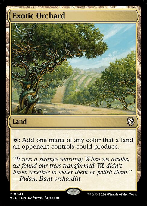Magic the Gathering Card - Exotic Orchard - MTG Circle