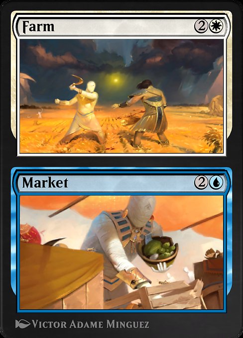 Magic the Gathering Card - Farm // Market - MTG Circle