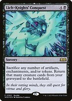 Magic the Gathering Card - Lich-Knights' Conquest - MTG Circle