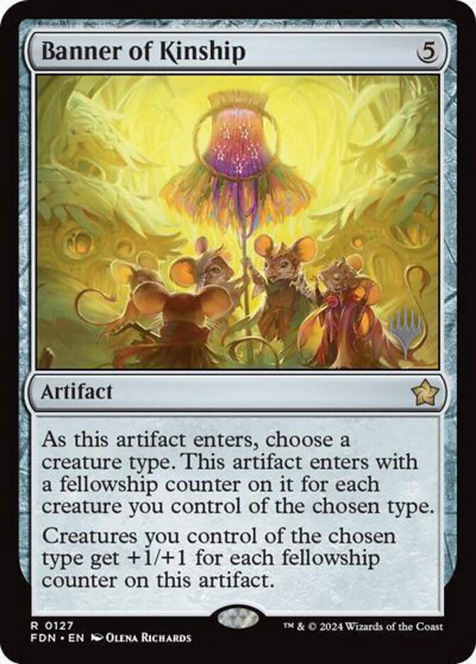 Magic the Gathering Card - Banner of Kinship - MTG Circle