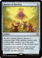 Magic the Gathering Card - Banner of Kinship - MTG Circle