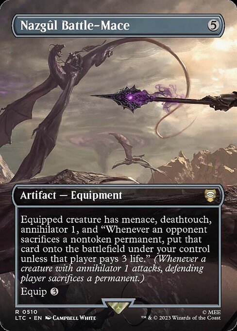Magic the Gathering Card - Nazgûl Battle-Mace - MTG Circle