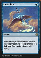 Magic the Gathering Card - Swan Song - MTG Circle