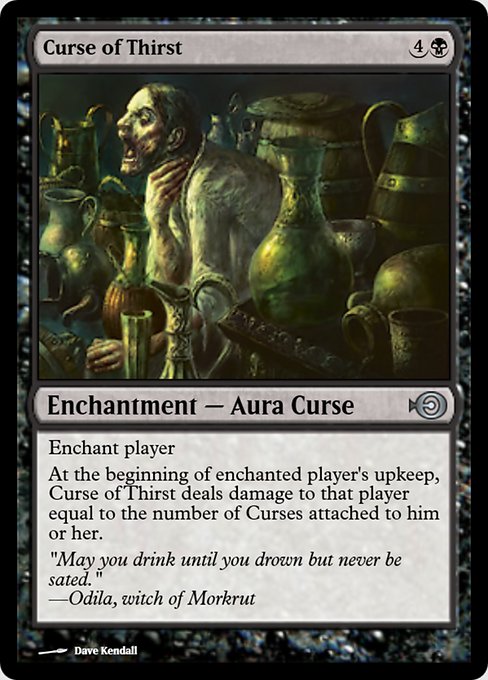 Magic the Gathering Card - Curse of Thirst - MTG Circle
